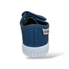 Victoria Basket Tiras Lona Sneakers Bambino Jeans Bianco – Tela con Velcro | Taglie 21-30