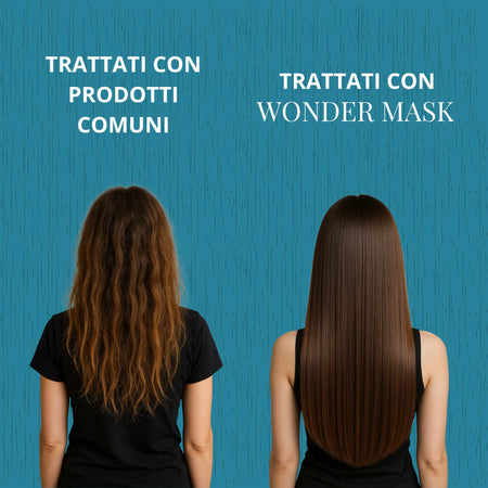 Wonder Mask Maschera Per Capelli Trattamento Professionale Capelli Secchi Nutriente Luminosi 200ml