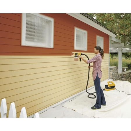 WAGNER Pistola a spruzzo universale a bassa pressione - Spruzzatore W690 - con prolunga a soffitto