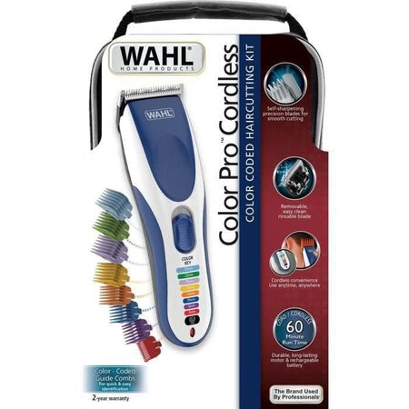 WALH 5545-2416 - Rifinitore per sopracciglia 3 in 1 - 3 testine - Lame lavabili per una facile pulizia - Guida di taglio - Bianco