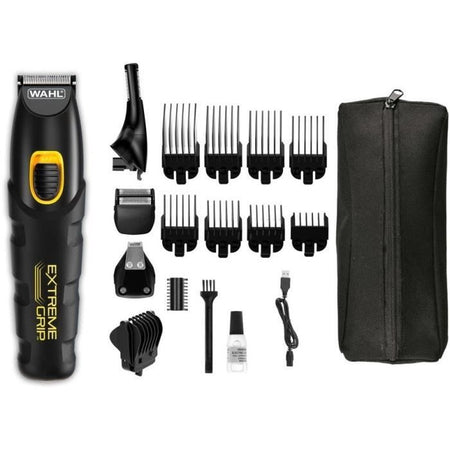 Regolabarba - WAHL - Extreme Grip Advanced - 240 V - 240 min - Nero