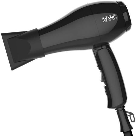 Asciugacapelli da viaggio - WAHL - ASCIUGACAPELLI DA VIAGGIO - 1000 W - 2 velocità - Nero