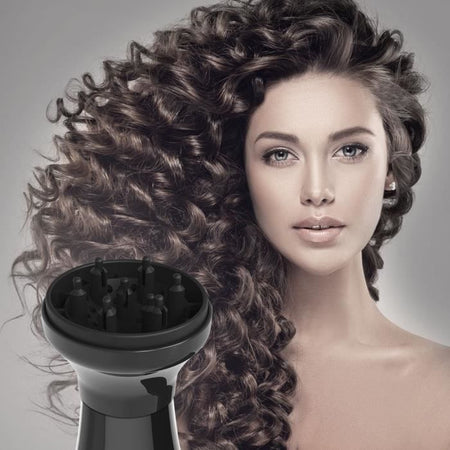 Asciugacapelli da viaggio - WAHL - ASCIUGACAPELLI DA VIAGGIO - 1000 W - 2 velocità - Nero