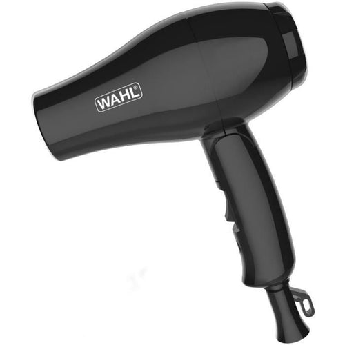 Asciugacapelli da viaggio - WAHL - ASCIUGACAPELLI DA VIAGGIO - 1000 W - 2 velocità - Nero