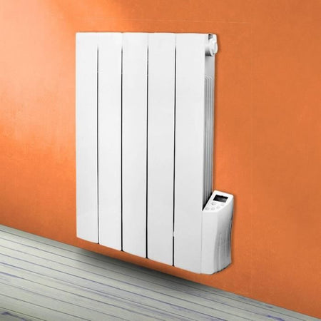 Radiador eléctrico de inercia de fluido - 900W - WARM TECH - 230V - Hasta 35m3 - Blanco