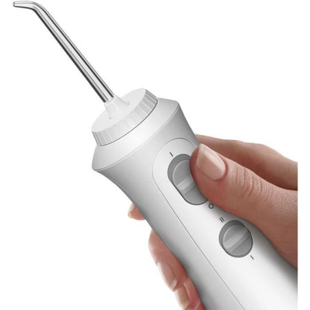 Jet dentale - WATERPIK - WF-13 Pearl - Bianco - Cordless - Ricaricabile - 2 Livelli di pressione - 4 Ugelli
