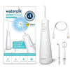 Waterpik WF-20 Pulse, idropulsore senza fili, consigliato UFSBD, getto d'acqua ricaricabile, rimuove la placca, bianco