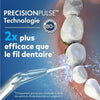 Waterpik WF-20 Pulse, idropulsore senza fili, consigliato UFSBD, getto d'acqua ricaricabile, rimuove la placca, bianco