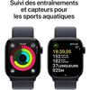 Apple Watch Series 10 GPS - 42 mm - Cassa in alluminio nero intenso - Cinturino Sport Loop inchiostro