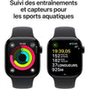 Apple Watch Series 10 GPS - 42 mm - Cassa in alluminio Jet Black - Bracciale sportivo nero - S/M