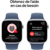 Apple Watch Series 10 GPS - 42 mm - Cassa in alluminio color argento - Cinturino Sport denim - M/L