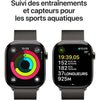 Apple Watch Series 10 GPS + Cellular - 46 mm - Cassa in titanio ardesia - Cinturino in maglia milanese ardesia - M/L