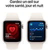 Apple Watch SE GPS - 40 mm - Cassa in alluminio Starlight - Cinturino sportivo Starlight - M/L