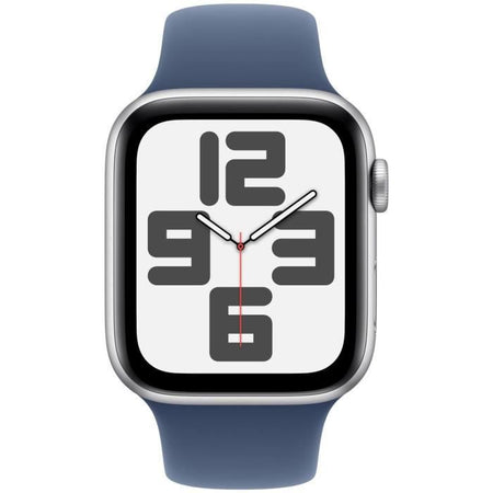 Apple Watch SE GPS - 44 mm - Cassa in alluminio argento - Cinturino Sport denim - M/L