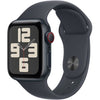 Apple Watch SE GPS + Cellular - 40 mm - Cassa in alluminio Midnight - Cinturino Sport Midnight - S/M