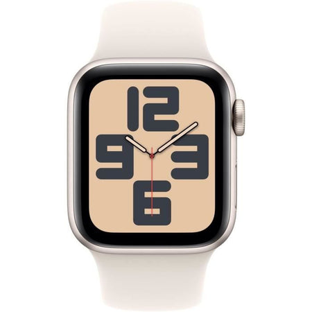 Apple Watch SE GPS + Cellular - 40 mm - Cassa in alluminio Starlight - Cinturino Sport Starlight - S/M