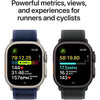 Apple Watch Ultra 2 GPS + Cellular - 49 mm - Cassa in titanio nero - Cinturino Alpine Loop verde scuro - Large