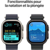 Apple Watch Ultra 2 GPS + Cellular - 49mm - Cassa in Titanio Nero - Cinturino Milanese Loop in Titanio Nero - L