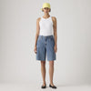 Levi's Jort Baggy Dad Bermuda donna denim oversize vita media Own It Blu