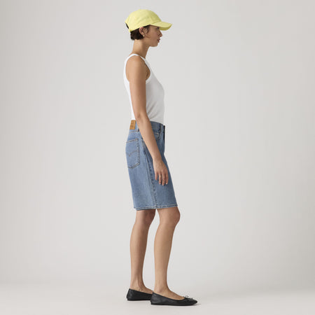 Levi's Jort Baggy Dad Bermuda donna denim oversize vita media Own It Blu