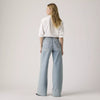 Levi's 728™ High Rise Wide Leg Jeans Donna Vita Alta Gamba Ampia Denim Chiaro