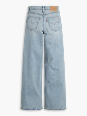 Levi’s 728™ High Rise Wide Leg Jeans Donna Vita Alta Gamba Ampia Denim Chiaro