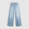 Levi's 728™ High Rise Wide Leg Jeans Donna Vita Alta Gamba Ampia Denim Chiaro