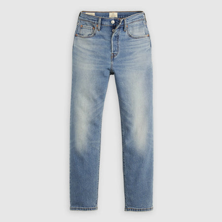 Levi's 501 Crop Lightweight jeans donna Roaming On Two denim chiaro vita alta straight jeans donna
