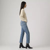 Levi's 501 Crop Lightweight jeans donna Roaming On Two denim chiaro vita alta straight jeans donna
