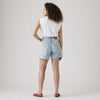 Levi's Short Oversize Bermuda Donna Vita Alta Denim Blu Far And Wide A93110000