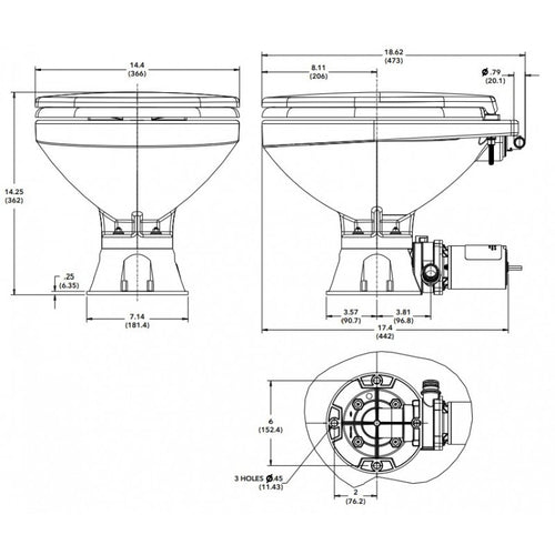 Wc Jabsco Quiet Acqua Salata 12 V