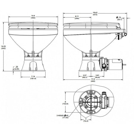Wc Jabsco Quiet Acqua Salata 24 V