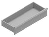 Cassetto estraibile per scaffalatura da negozio cm. 100x40