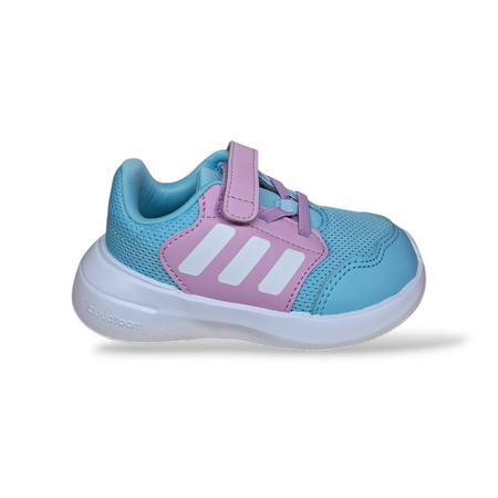 Sneakers bambina Adidas Tensaur Run celeste rosa sportive