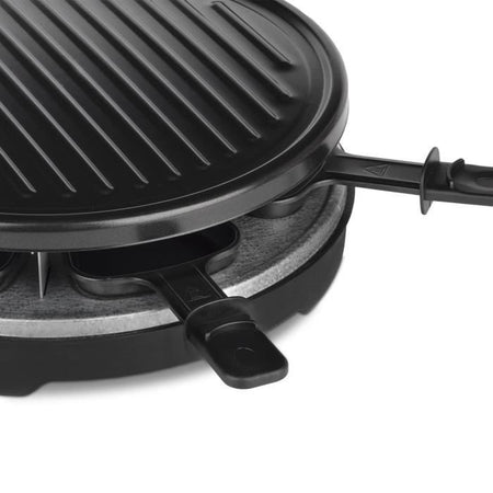 WEASY LUGA60 - Raclette e grill per 4 persone - 900W - Rivestimento antiaderente - 30x30cm - Piatto rimovibile