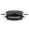 WEASY LUGA60 - Raclette e grill per 4 persone - 900W - Rivestimento antiaderente - 30x30cm - Piatto rimovibile