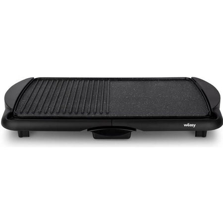 Weasy STO52 Pancha elettrico 2000W - Piatta effetto pietra - 52x27 cm - temperatura regolabile - Revocatura anti -adesiva - serbatoio rimovibile