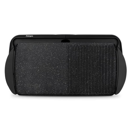 Weasy STO52 Pancha elettrico 2000W - Piatta effetto pietra - 52x27 cm - temperatura regolabile - Revocatura anti -adesiva - serbatoio rimovibile