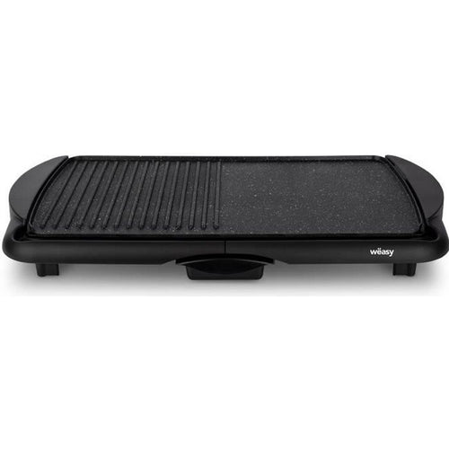 Weasy STO52 Pancha elettrico 2000W - Piatta effetto pietra - 52x27 cm - temperatura regolabile - Revocatura anti -adesiva - serbatoio rimovibile