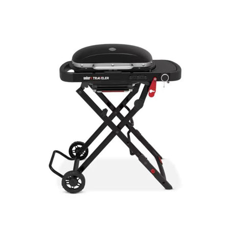 Barbecue a gas - WEBER - Traveler Compact - Nero - Carrello pieghevole - 2,2 kW