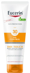 Eucerin OIL CONTROL 30 SPF DRY TOUCH - assorbimento rapido, resistente all'acqua e al sudore, anti sabbia, 0% residui - 200ml -