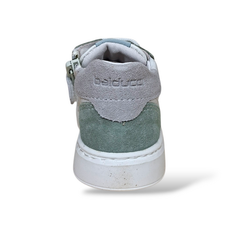 Scarpe Primi Passi Balducci Cita Pelle Bianco Verde Nero Made in Italy Bambino
