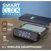 Caricabatterie Wireless con Sveglia Nero CellularLine