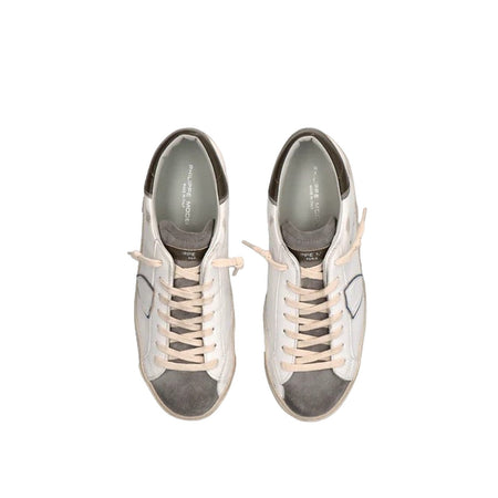 Philippe Model sneaker uomo philippe model - prsx low man - bianco da uomo
