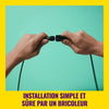Starter kit terminale connesso da esterno WIZ ELPAS 12V - Girandole - Alluminio - LED integrato - Nero