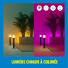 Starter kit terminale connesso da esterno WIZ ELPAS 12V - Girandole - Alluminio - LED integrato - Nero