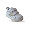 Scarpe Primi Passi Bambina Balducci Cita Soft Pelle Bianco Platino Argento Made in Italy