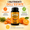 Integratore supporto Abbronzatura Naturale SUNNY | 60 Gommose al Beta-Carotene e Vitamine | Made in Italy