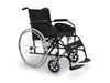 Sedia a rotelle pieghevole in acciaio Wellcore