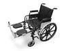 Carrozzina Wellcore con pedana elevabile in acciaio